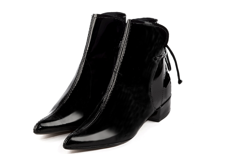 Gloss black dress booties for women - Florence KOOIJMAN